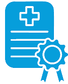 Medical document with gear icon at KAMTOUR