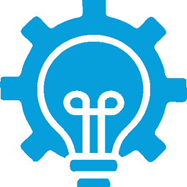 Gear with lightbulb icon at KAMTOUR