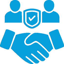 Hand holding group of people icon at KAMTOUR